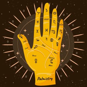 New year palmistry predictions showing life line and fate line meanings