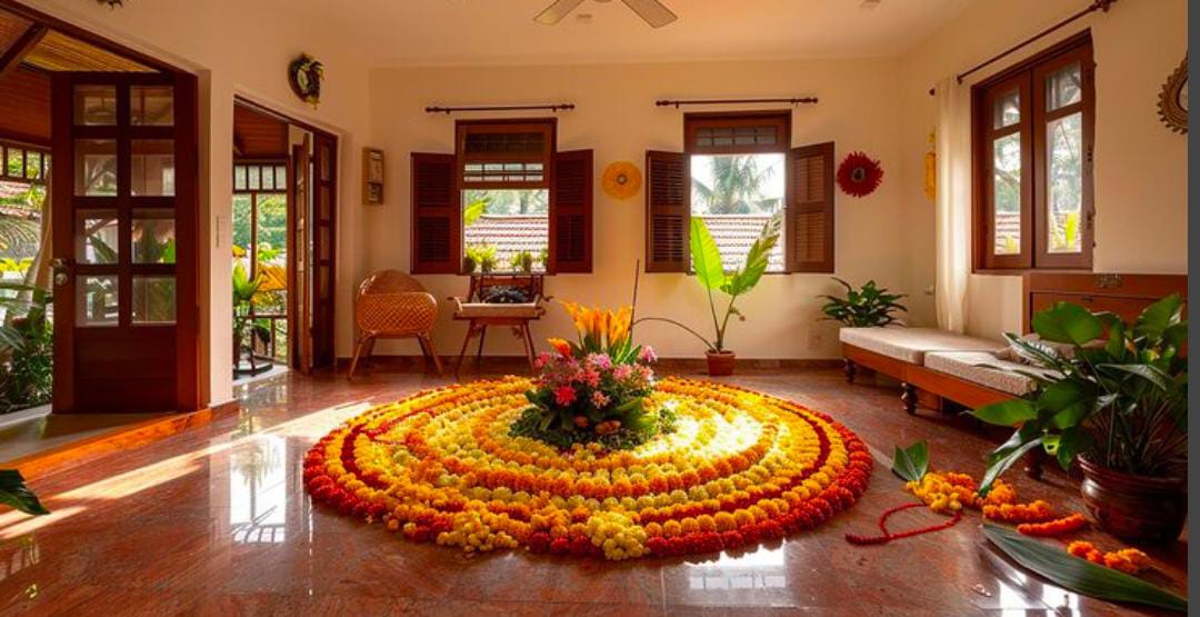 Infographic showing 5 common Vastu problems in a home: clogged entrance, toilet in wealth corner, kitchen in wrong place, beams over bed, and clutter in northeast.