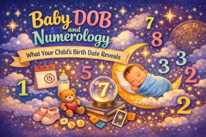 Baby DOB numerology meaning and what a child birth date reveals about personality by Aarya Astro Science