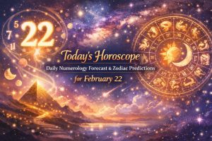 Today’s Horoscope February 22 daily numerology forecast and zodiac predictions by Aarya Astro Science