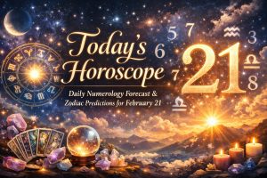 Today’s Horoscope February 21 daily numerology forecast and zodiac predictions by Aarya Astro Science
