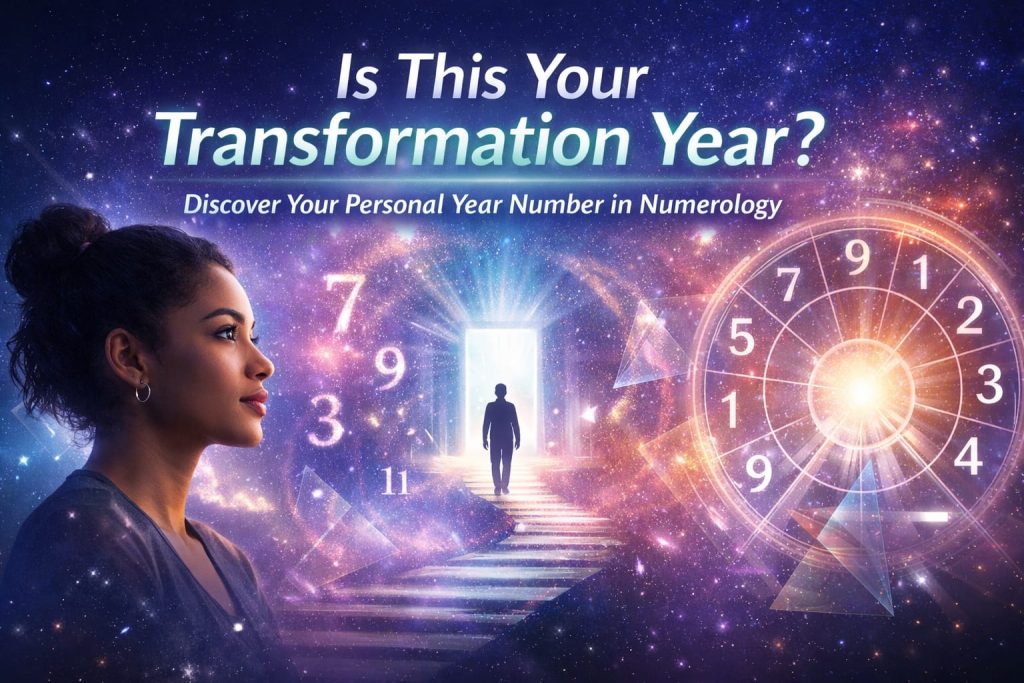 Numerology personal year number calculation showing transformation year prediction by Aarya Astro Science