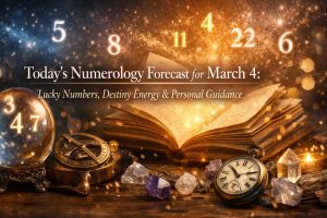 Today’s numerology forecast March 4 lucky numbers and destiny energy prediction by Aarya Astro Science