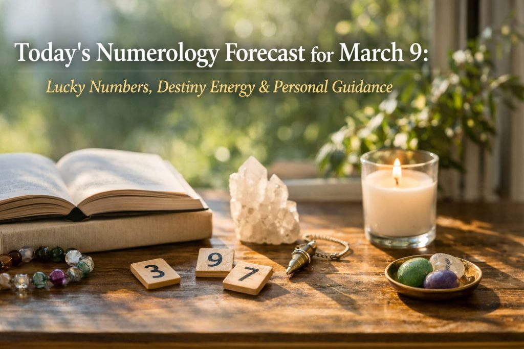Today’s numerology forecast March 9 lucky numbers and destiny energy by Aarya Astro Science