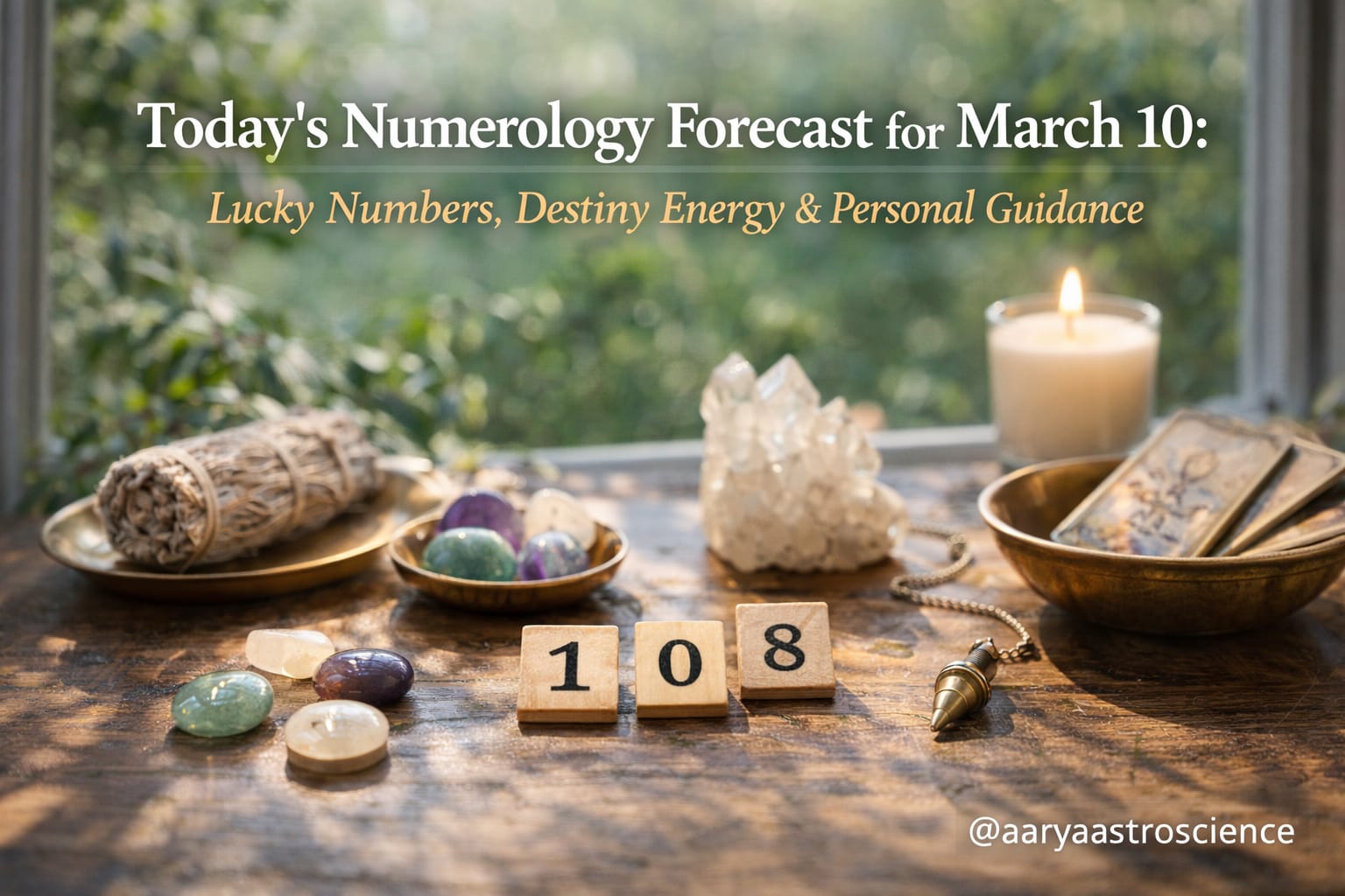 Today’s numerology forecast March 10 lucky numbers and destiny energy by Aarya Astro Science