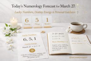 March 27 numerology reading with lucky numbers and daily life energy insights by Aarya Astro Science