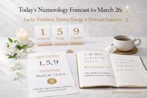 March 26 numerology insights with lucky numbers and daily life guidance by Aarya Astro Science