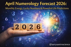 April numerology forecast 2026 with lucky numbers and monthly energy insights by Aarya Astro Science