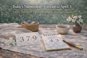 April 3 daily numerology insights with lucky numbers and life path guidance by Aarya Astro Science