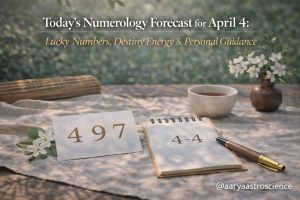 April 4 numerology forecast with lucky numbers and daily stability energy insights by Aarya Astro Science