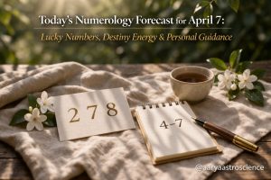 April 7 numerology forecast with lucky numbers and daily spiritual energy insights by Aarya Astro Science