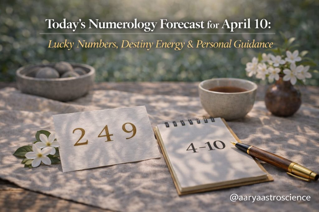 Today’s Numerology Forecast for April 10: Lucky Numbers, Destiny Energy & Personal Guidance