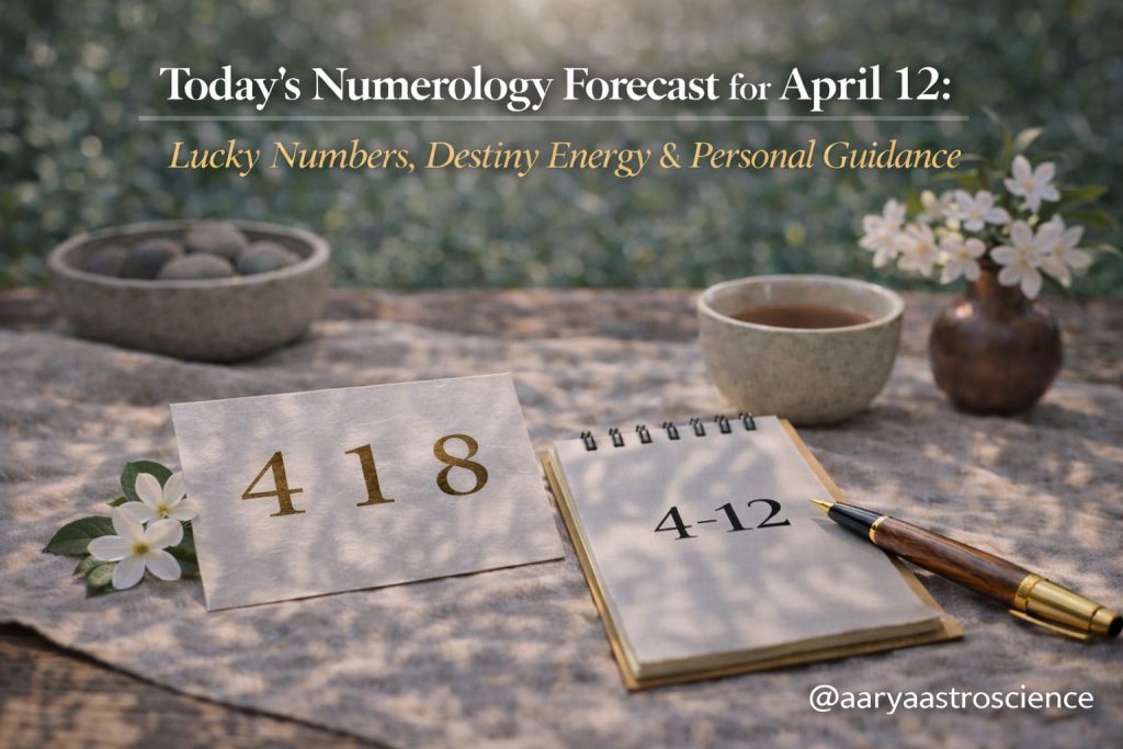 Today’s Numerology Forecast for April 12: Lucky Numbers, Destiny Energy & Personal Guidance