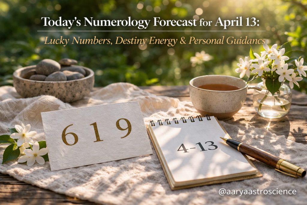 Today’s Numerology Forecast for April 13: Lucky Numbers, Destiny Energy & Personal Guidance