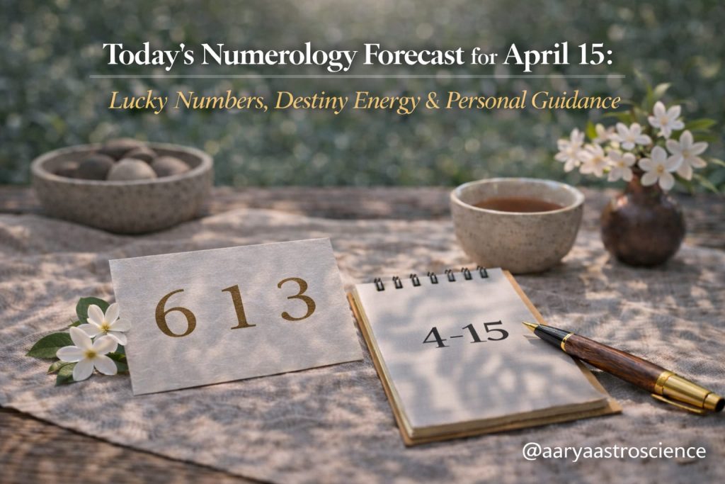 Today’s Numerology Forecast for April 15: Lucky Numbers, Destiny Energy & Personal Guidance