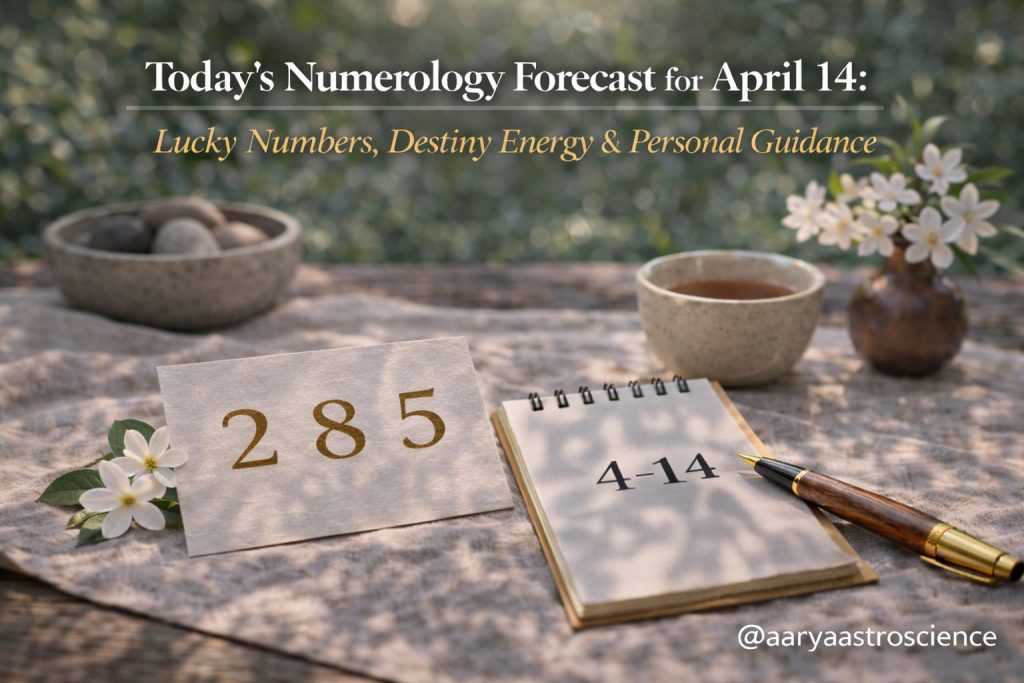 Today’s Numerology Forecast for April 14: Lucky Numbers, Destiny Energy & Personal Guidance